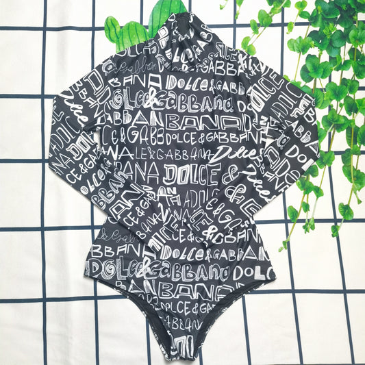 14A105YDE Stylish Long sleeve swimsuit