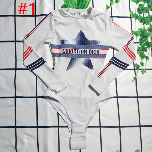 14D23YDE Stylish Long sleeve swimsuit