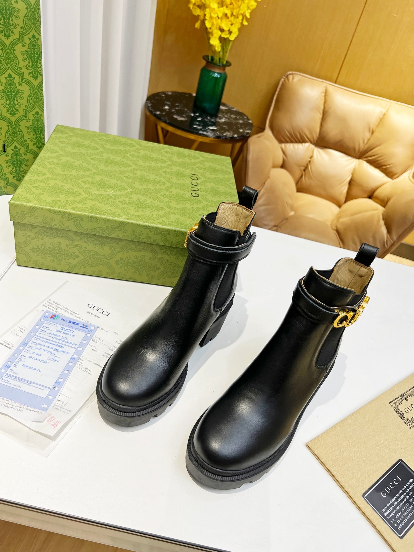 2XB197ZDE Stylish leather boot (top layer leather lining)