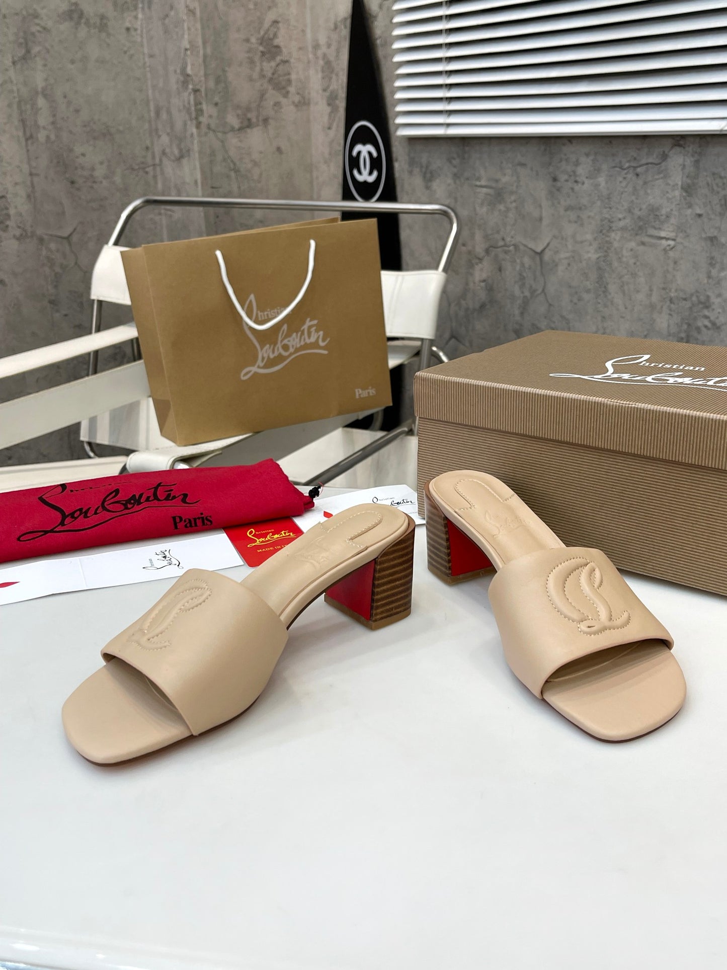 JXA27ZDE Stylish leather High heels Heel height 5.5cm