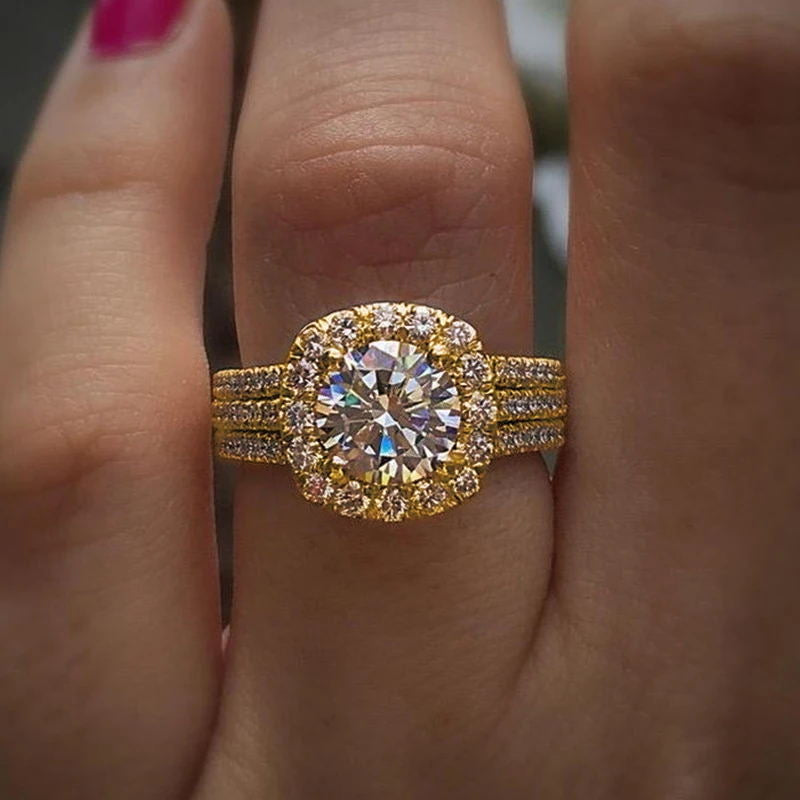 PYA2JDE Stylish  Diamond Ring High Quality Wedding Ring