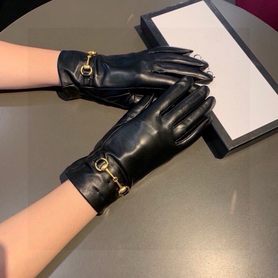 14B27SDE Stylish sheepskin gloves
