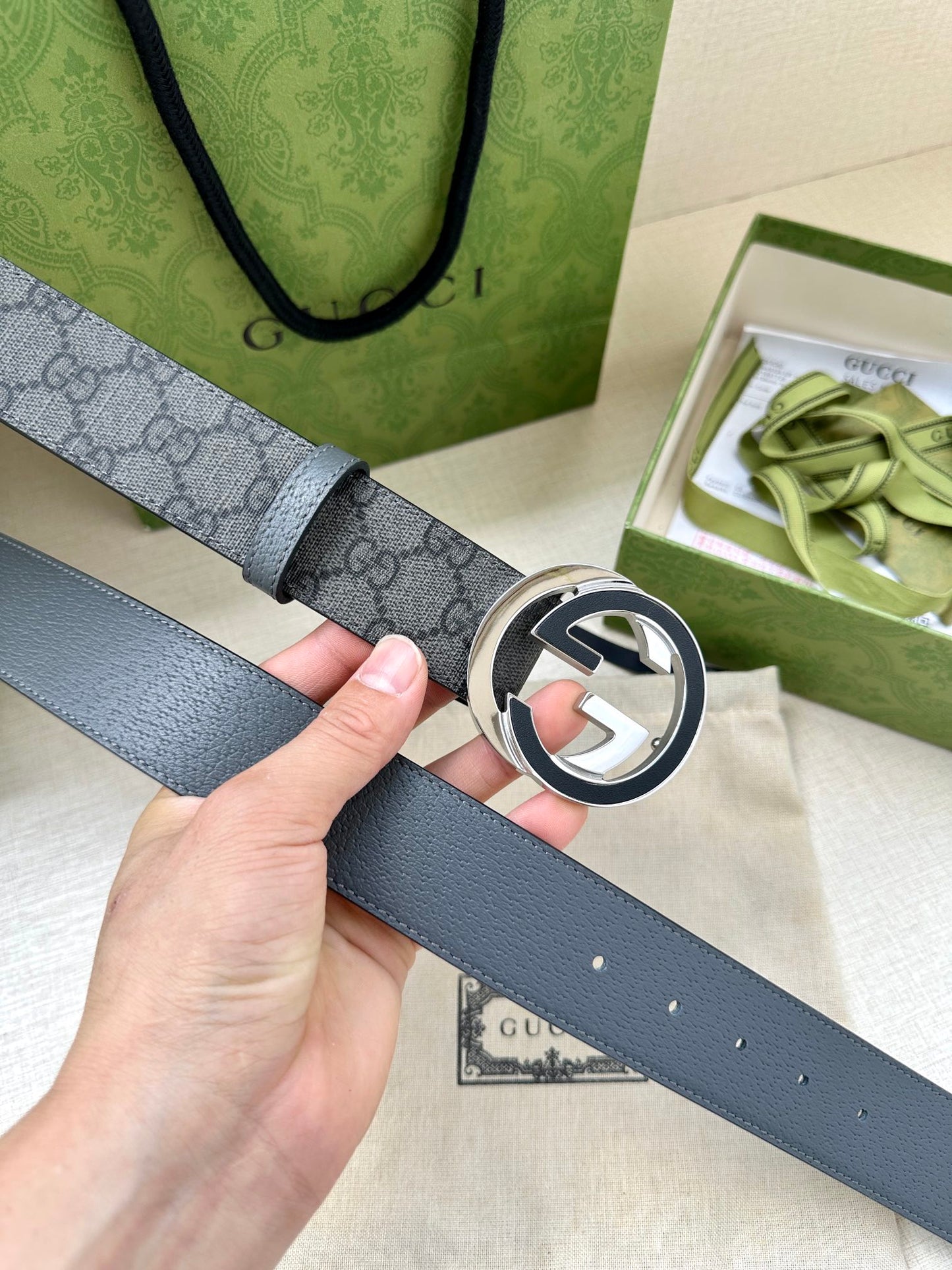 195NB1PDE Stylish high-quality leather belt