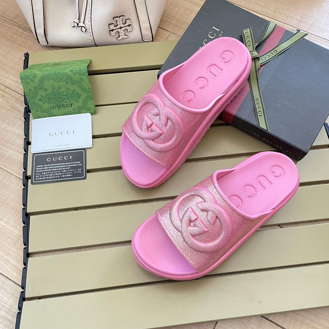 14B204ZDE Stylish Slippers Inner heightening insole 5cm