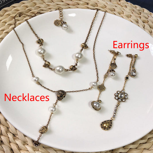 1YMQ170XDE Stylish Earrings Necklaces