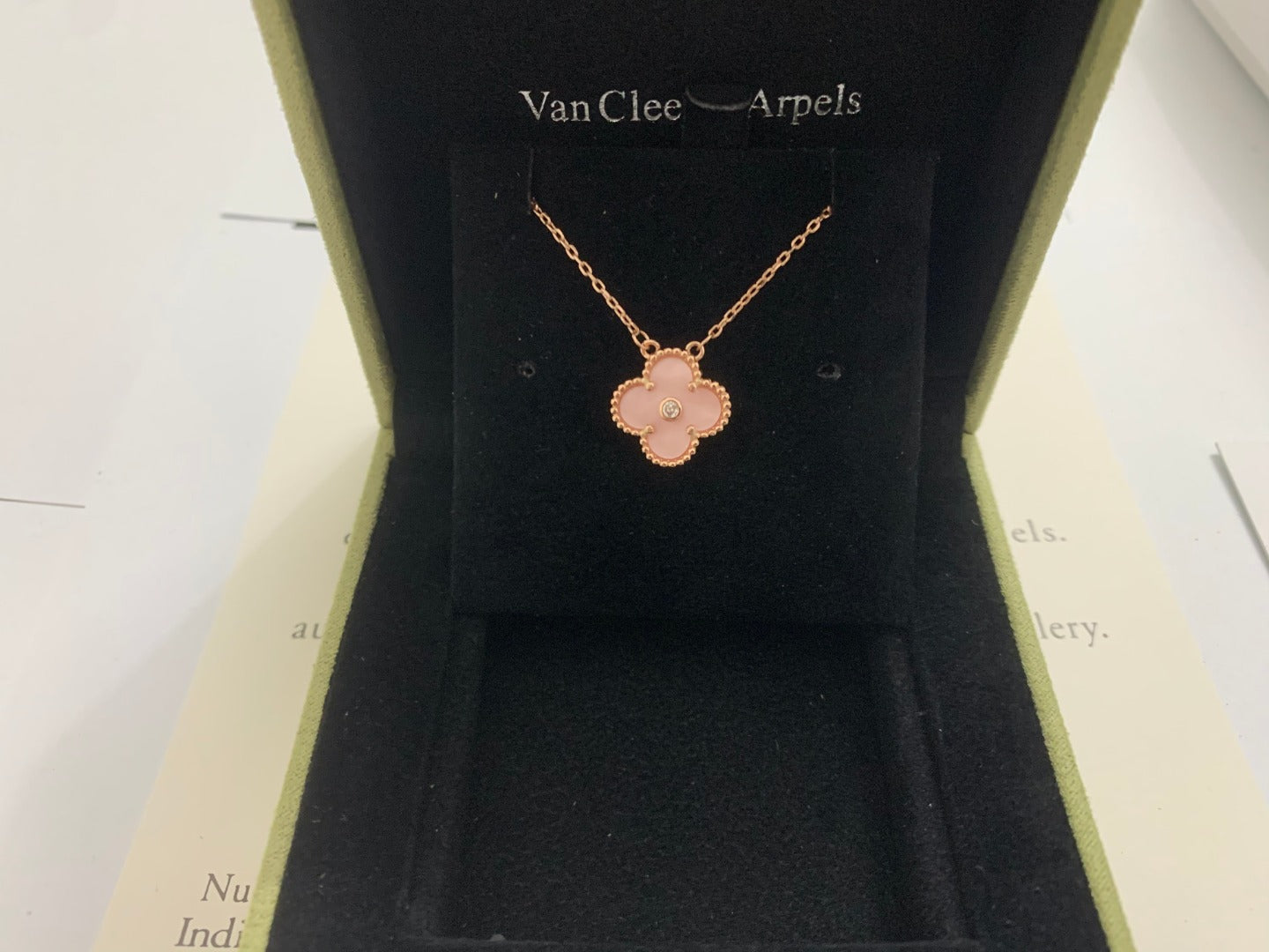 5XVA185XDE Stylish 1 flower necklace