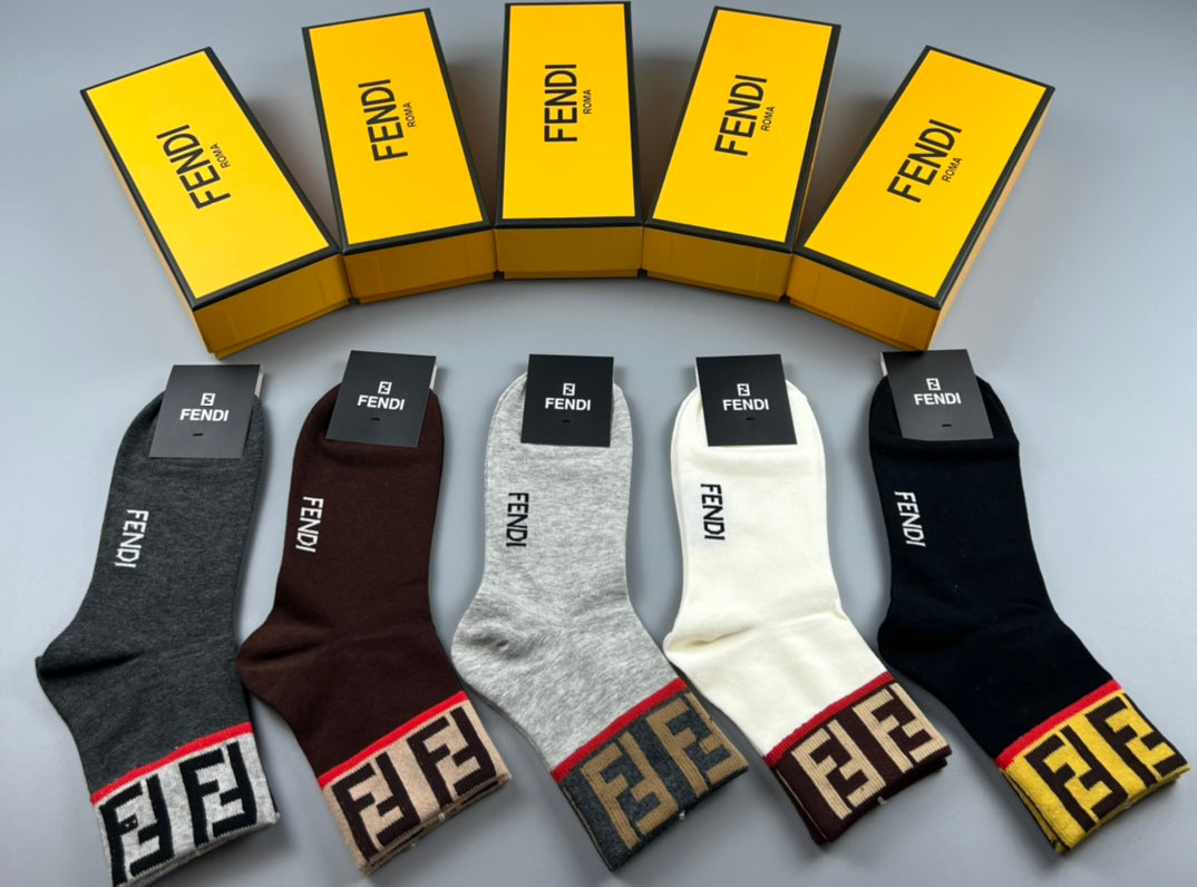 235QF65SDE Stylish socks(5 pairs )