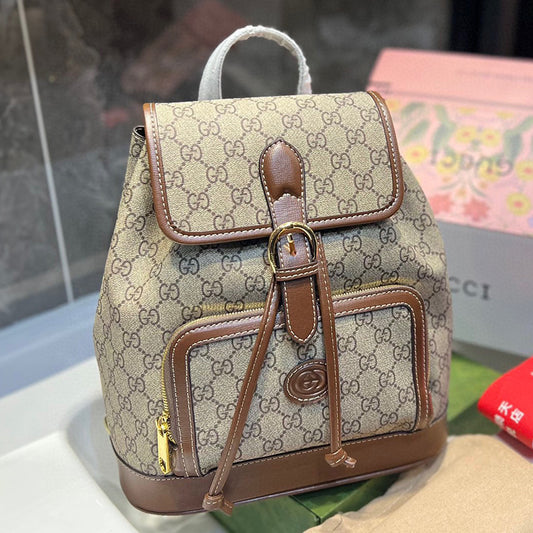 6XB224BDE Stylish leather backpacks