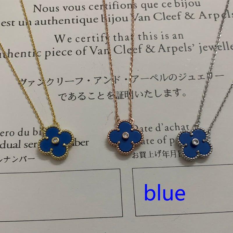 5XVA185XDE Stylish 1 flower necklace