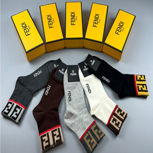 235QF65SDE Stylish socks(5 pairs )
