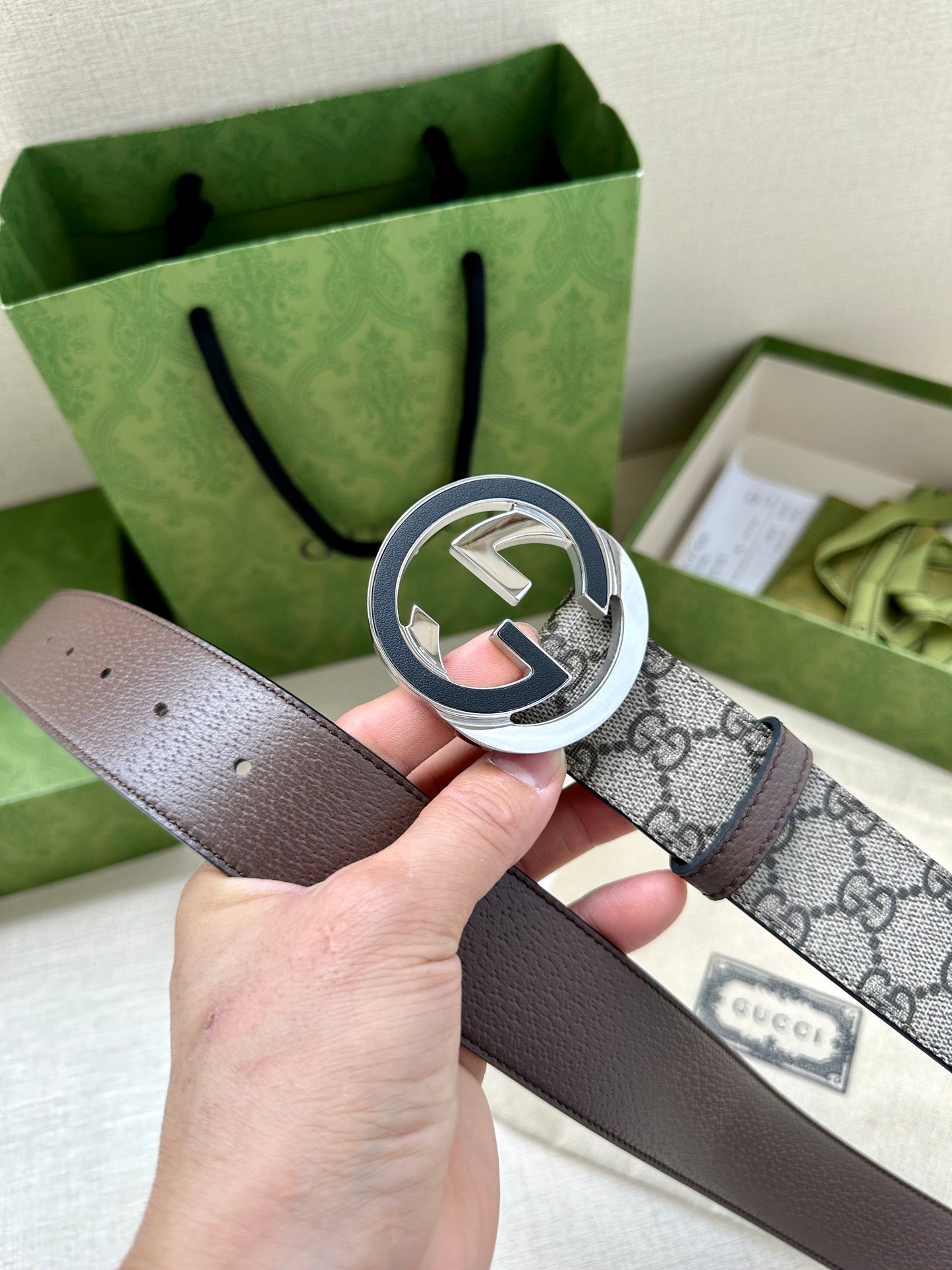 195NB1PDE Stylish high-quality leather belt