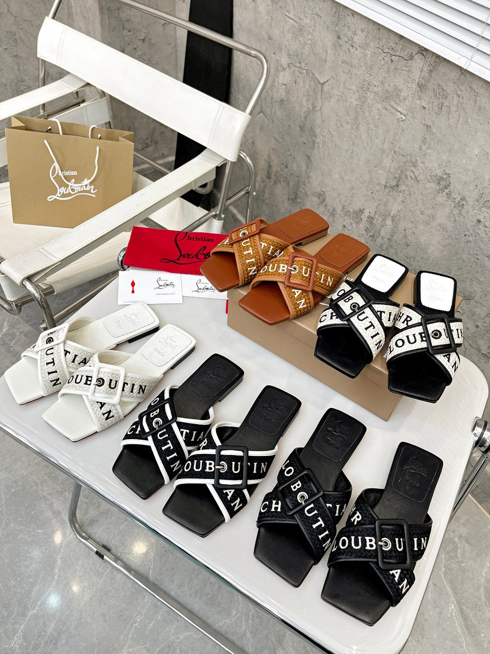 J4A43ZDE Stylish leather Slippers