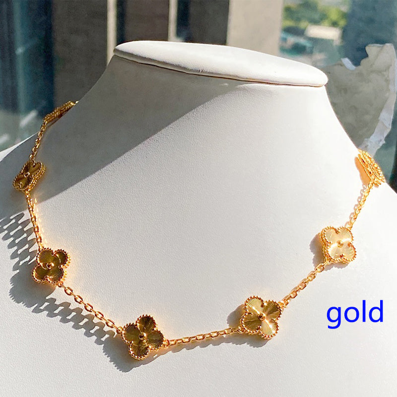 5XVA181XDE Stylish 10 flowers necklaces
