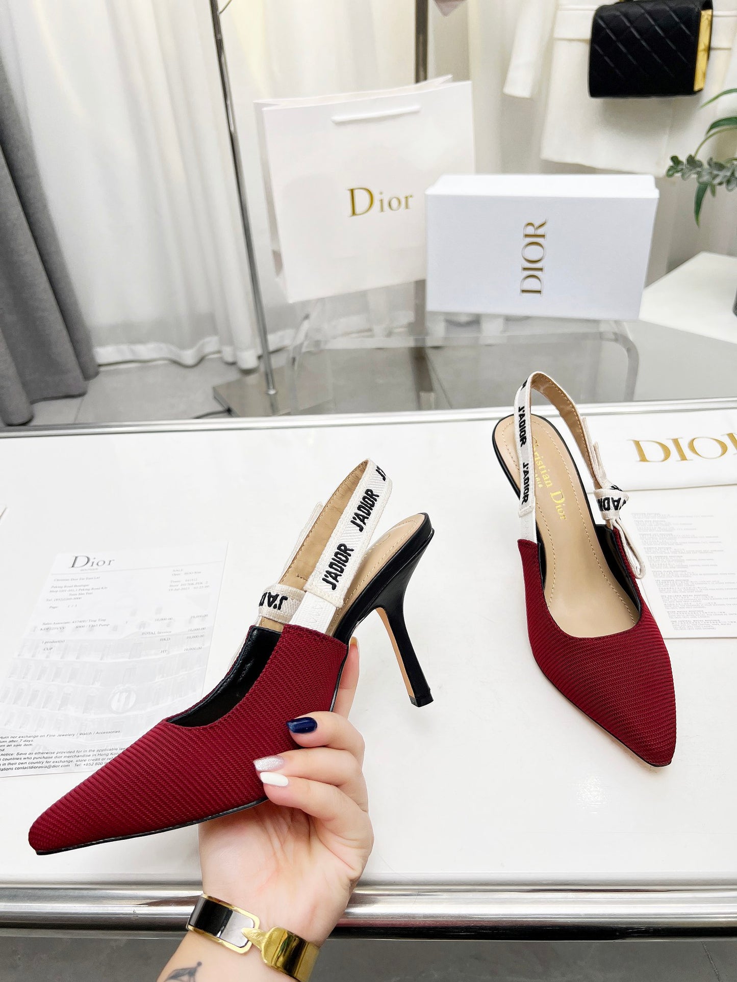 255QD44ZDE Stylish leather High heels