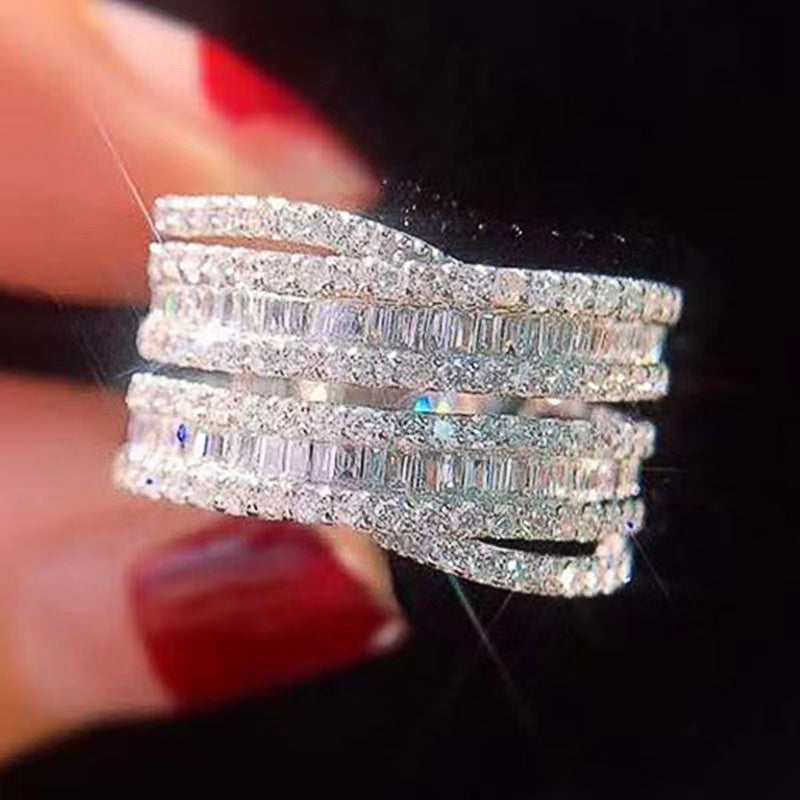 PYA13JDE Stylish  Diamond Ring High Quality Wedding Ring