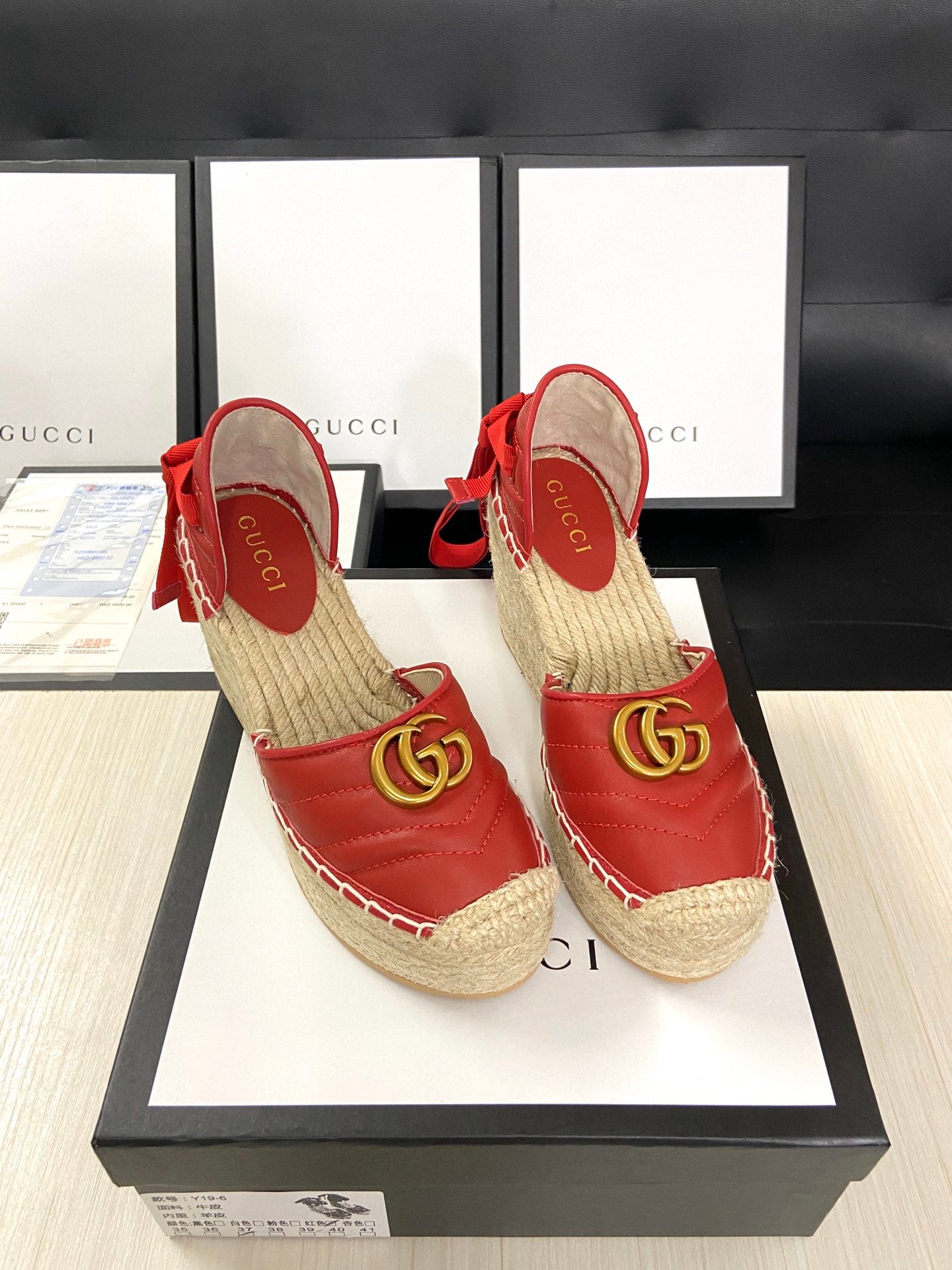 245RB38ZDE Stylish leather  High heels