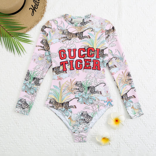 14B101YDE Stylish Long sleeve swimsuit