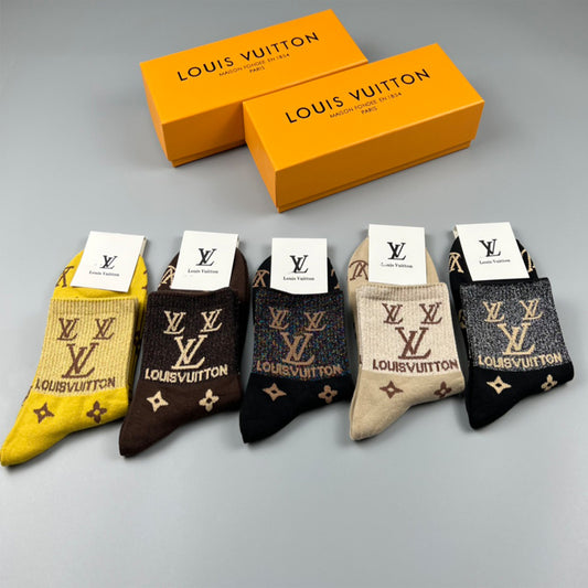 235QE9SDE Stylish socks(5 pairs )