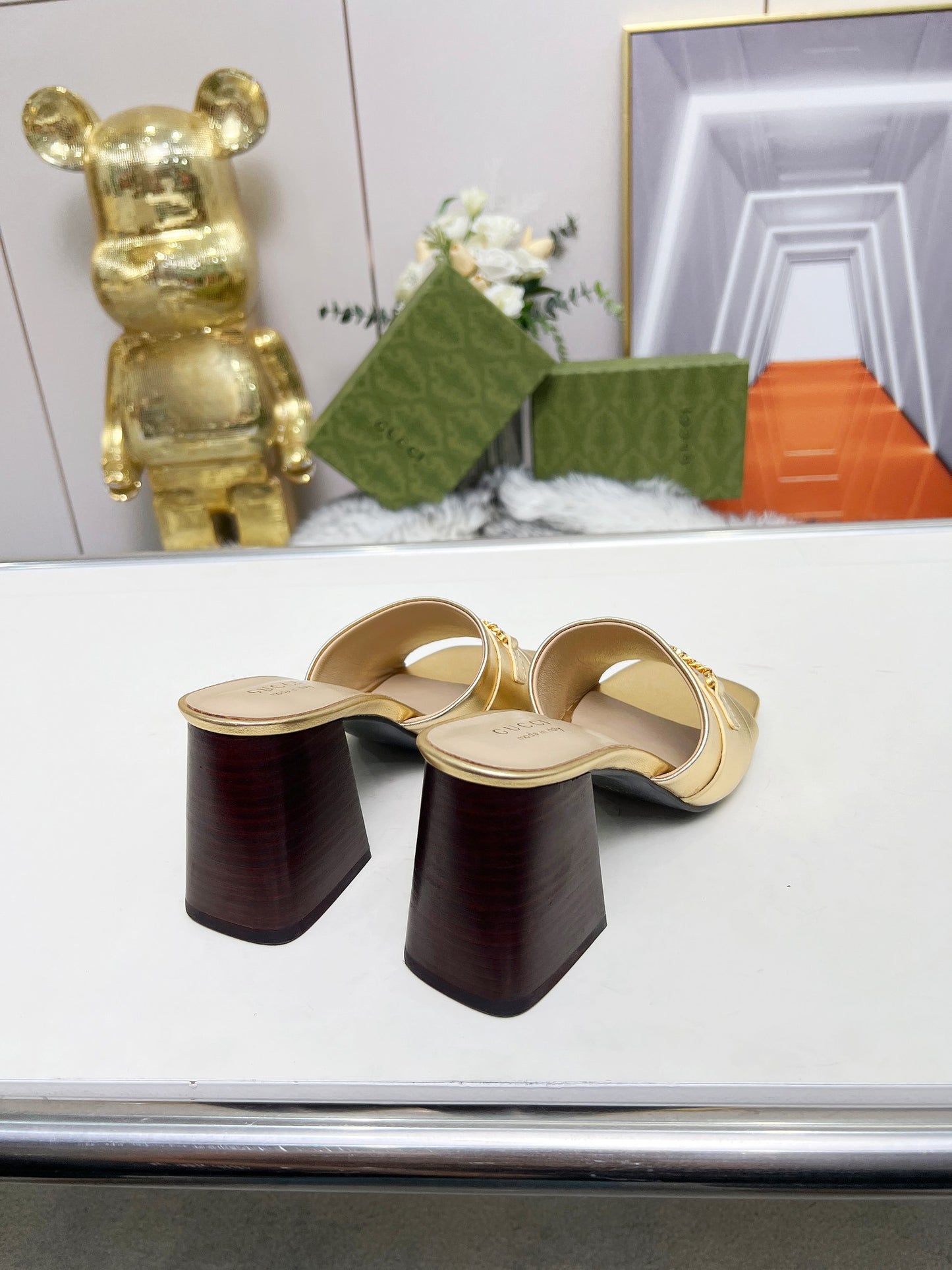 275NB11ZDE Stylish leather High heels