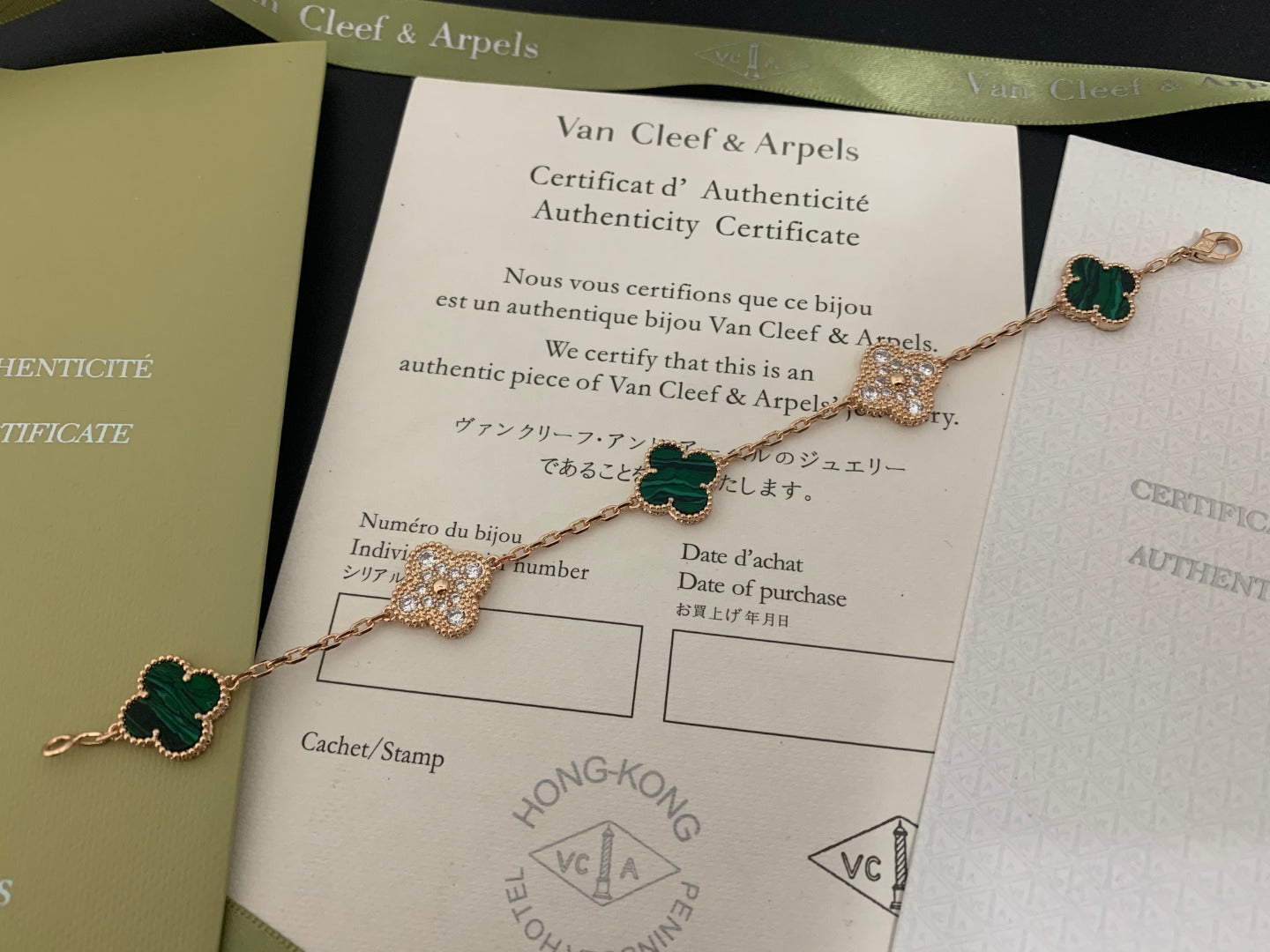 5XVA179KDE Stylish bracelets 5 flowers normal size1.5cm flower