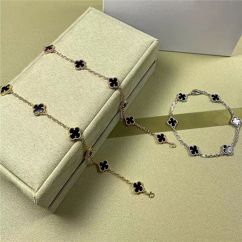 5XVA183KDE Stylishbracelets 6 flowers mini size 0.9cm flower