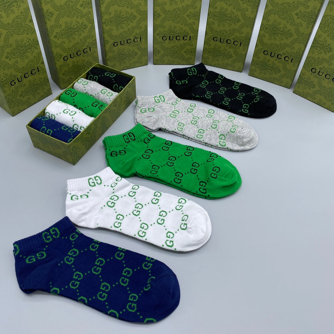 235QB56SDE Stylish socks(5 pairs )