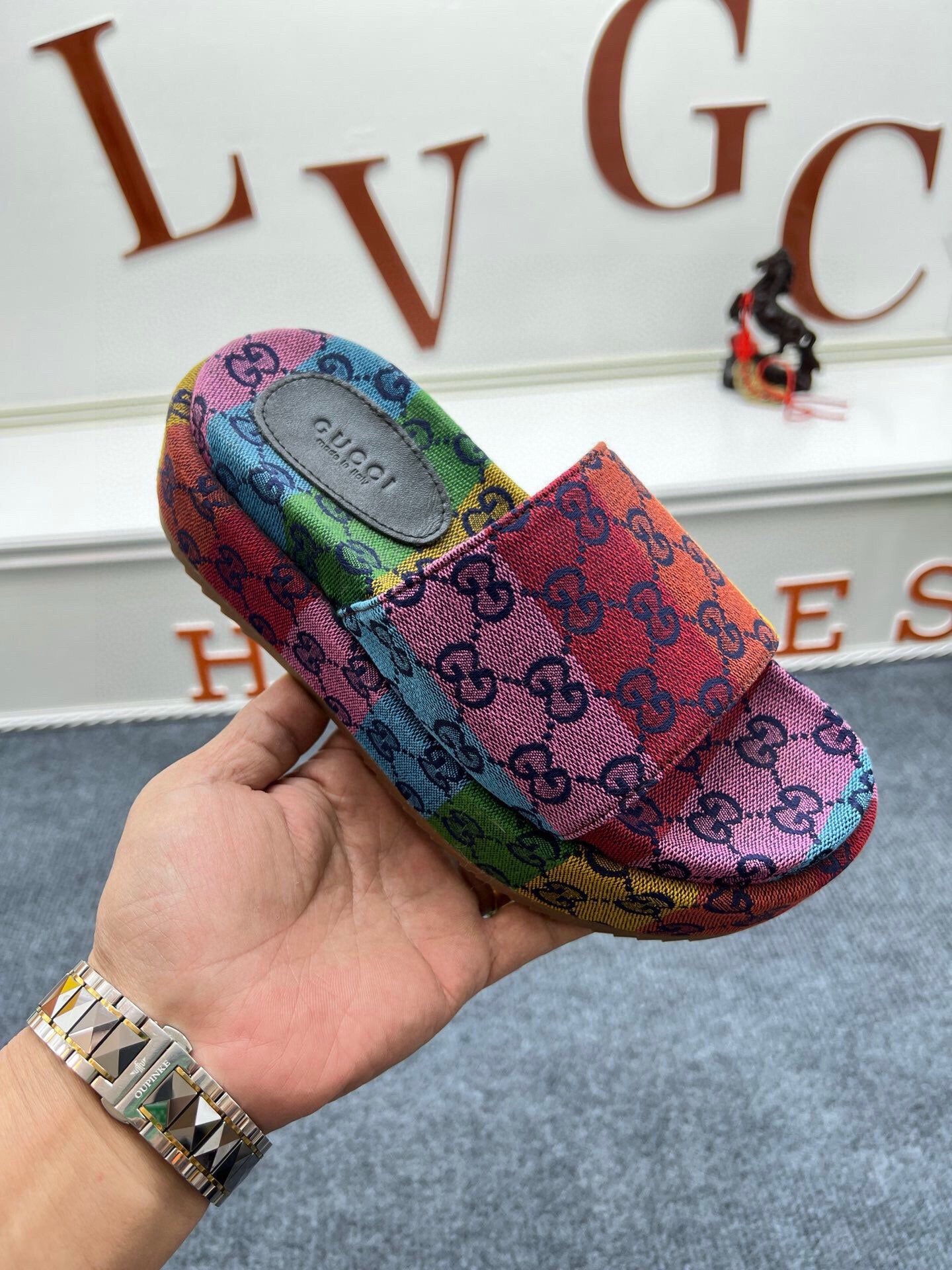 54B122ZDE Stylish slippers  Sole thickness 5.5cm