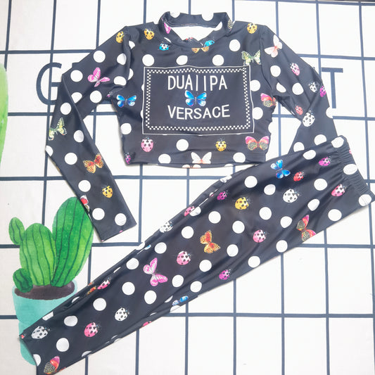 14A152YDE Stylish Long sleeve swimsuit