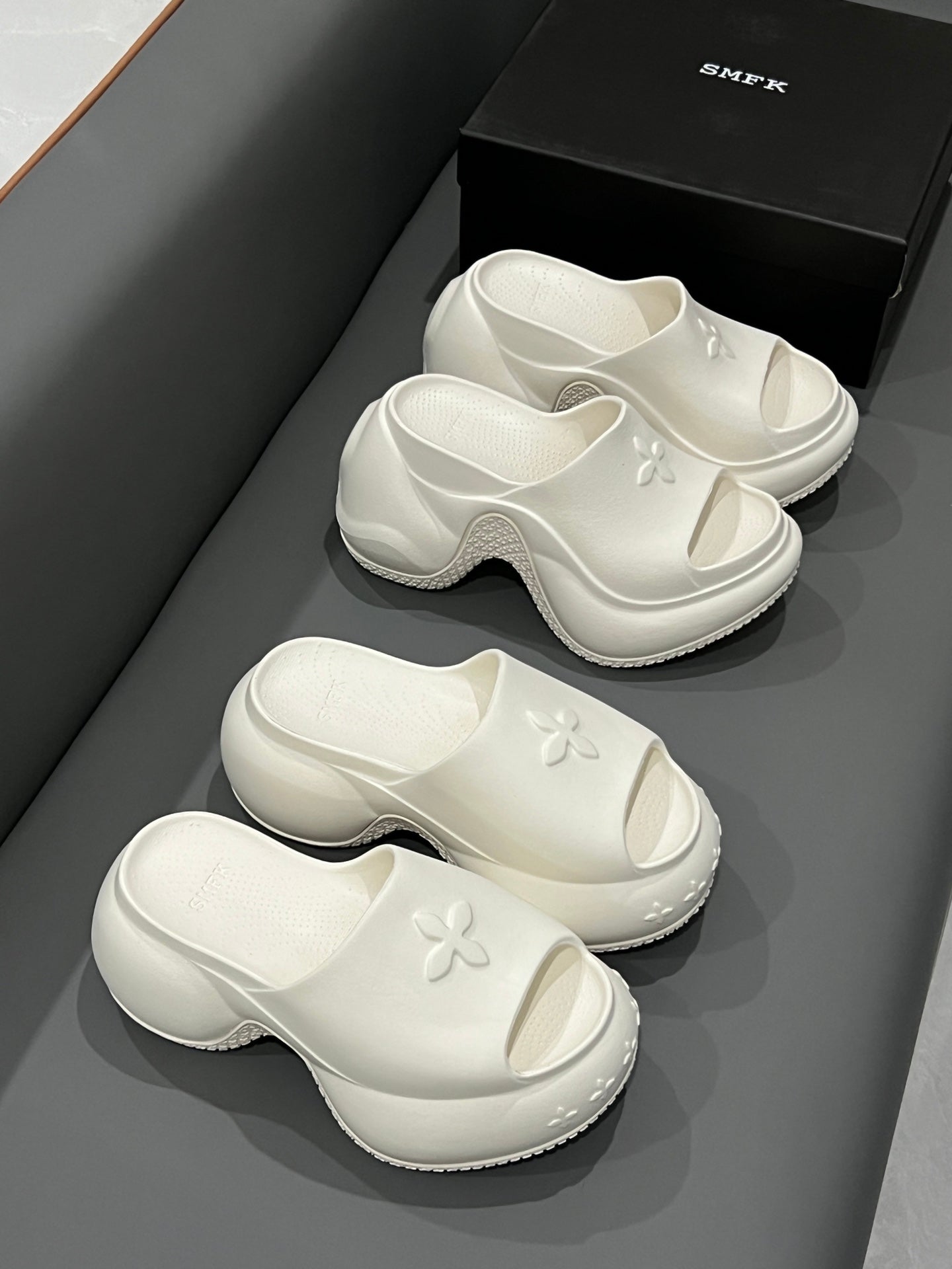 14A14ZDE Stylish slippers  Heel height 7.5cm 9.5cm