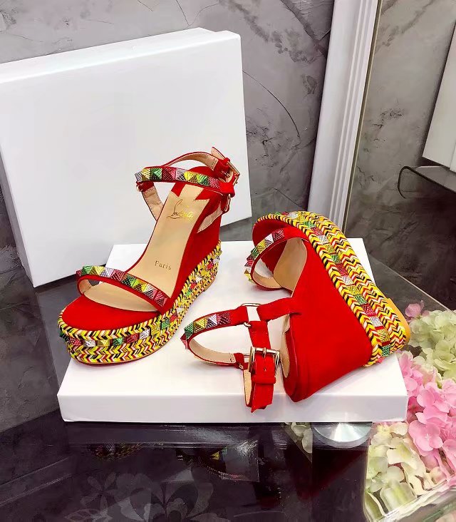 J4A56ZDE Stylish leather High heels 12cm heel