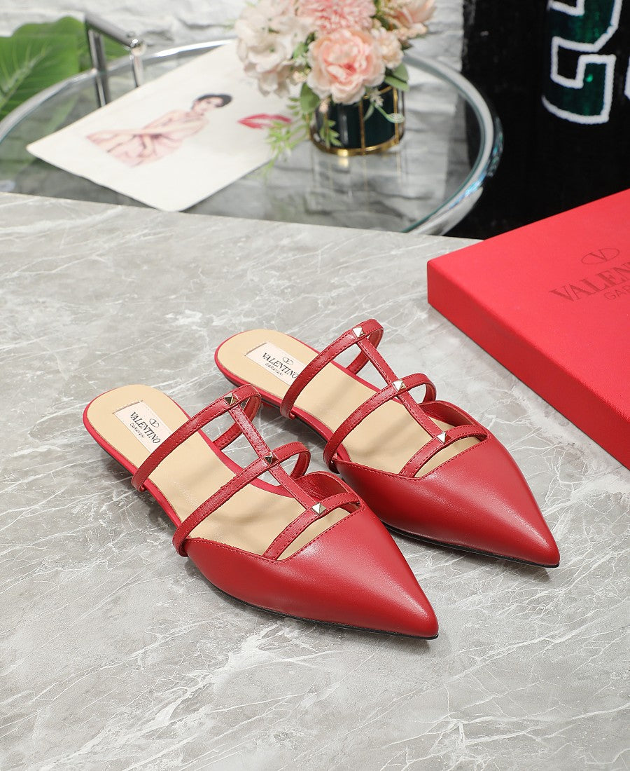 245RVL12ZDE Stylish leather  High heels