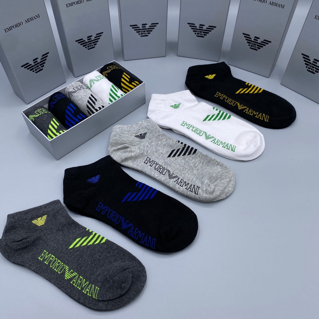135RA1SDE Stylish socks（5 pairs）
