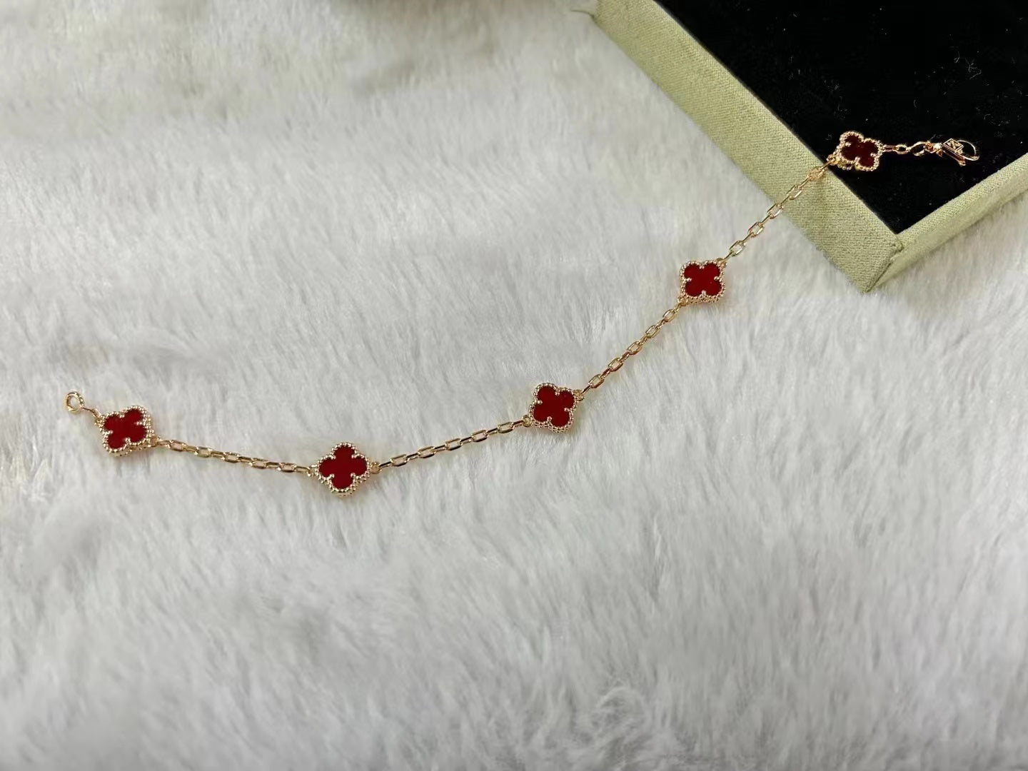 5XVA183KDE Stylishbracelets 6 flowers mini size 0.9cm flower