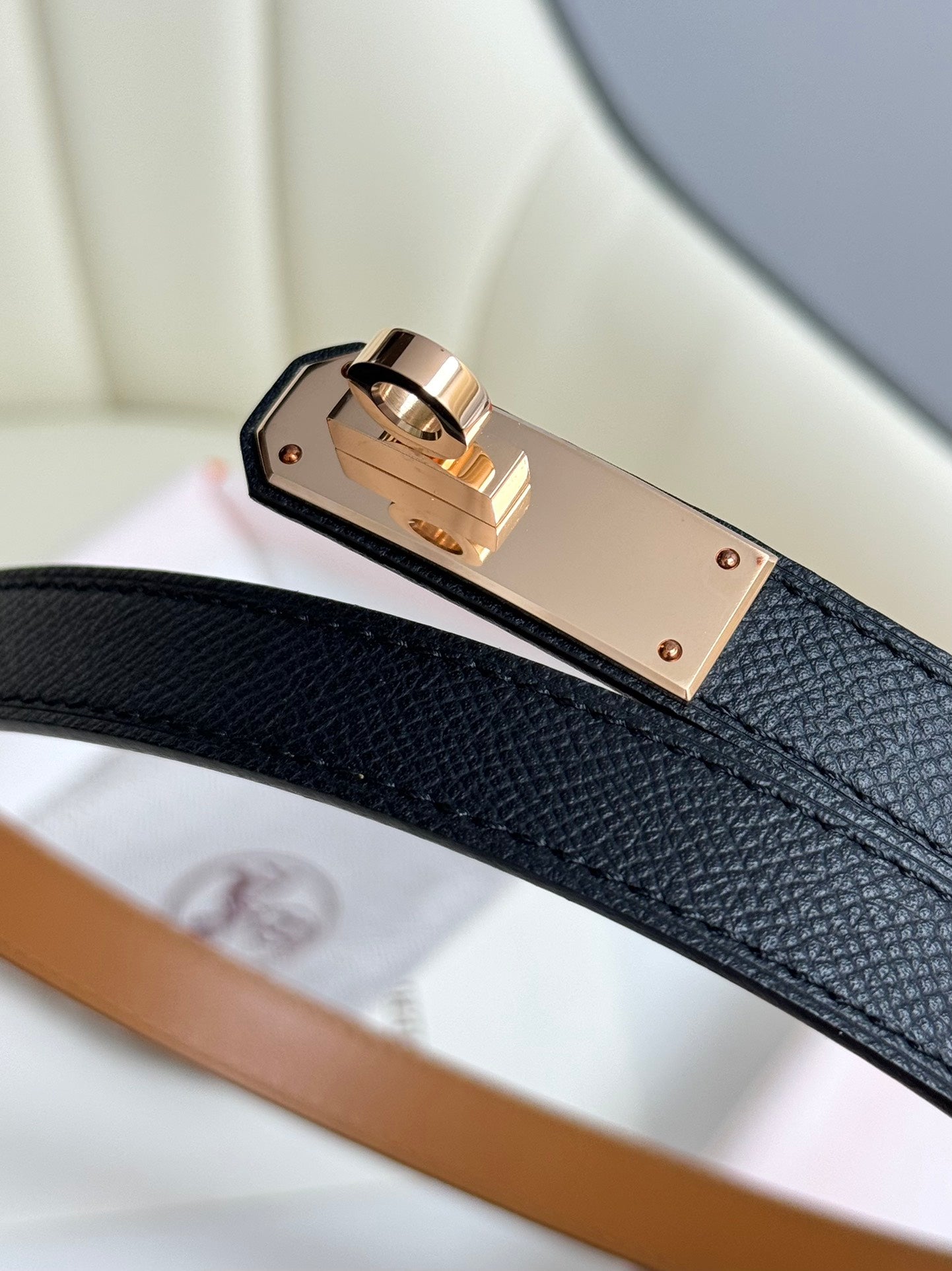 1WH196PDE Stylish  High quality leather belt With full package