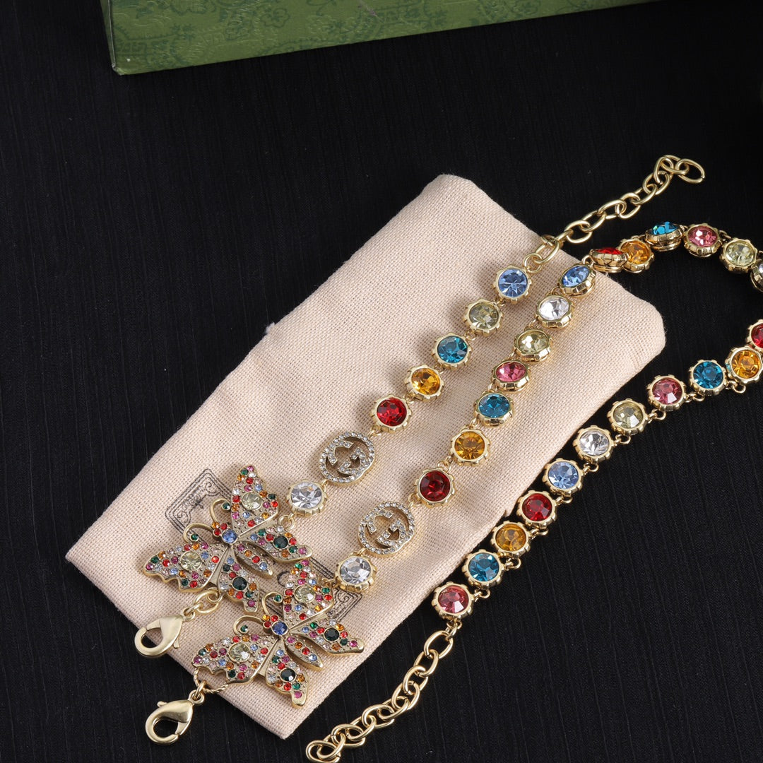 1YB58XDE Stylish Necklaces Bracelets Earrings Rings