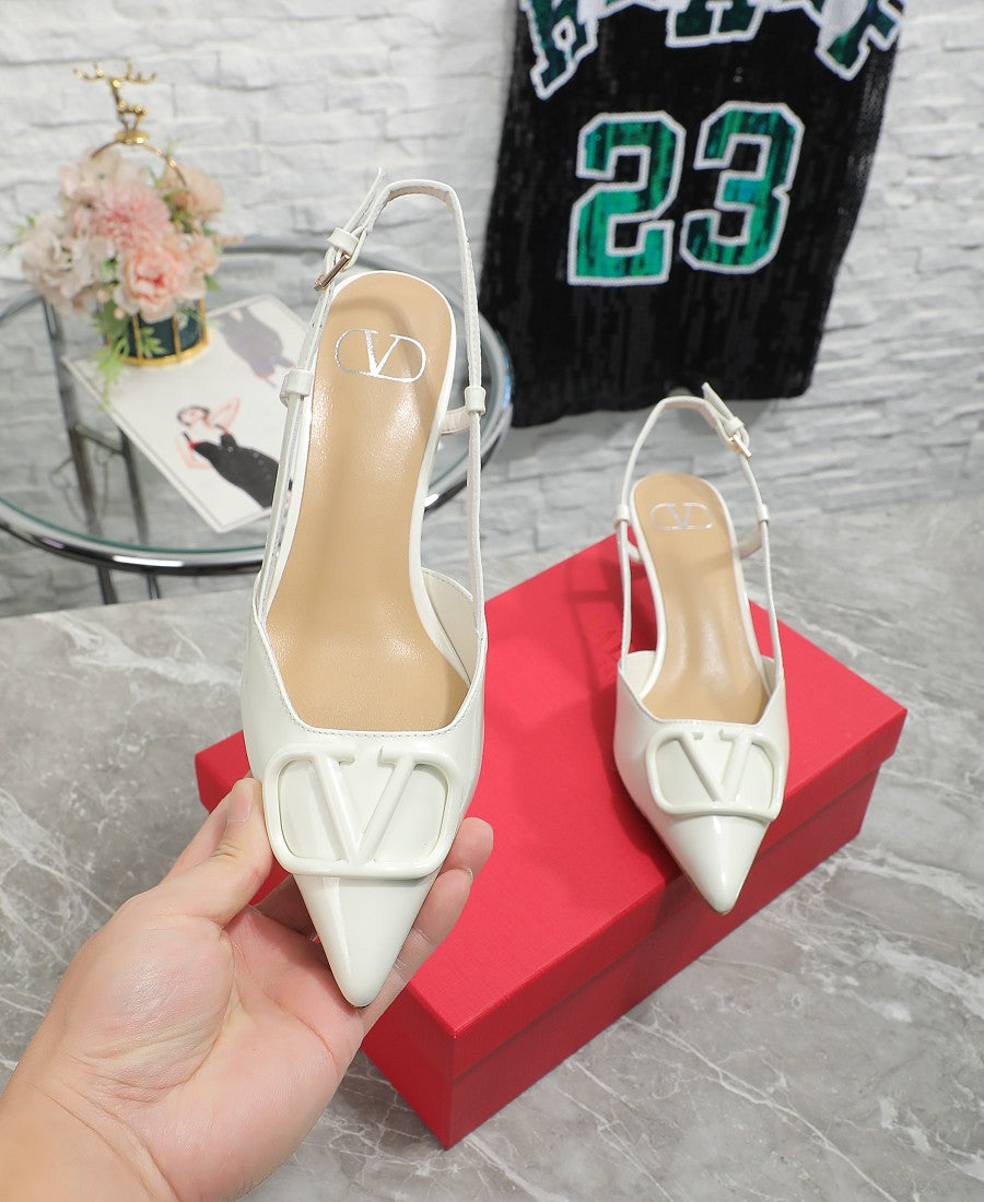 245RVL18ZDE Stylish leather  High heels