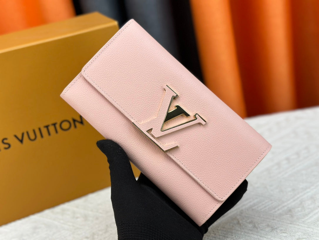 1XE74BDE Stylish leather wallets with package