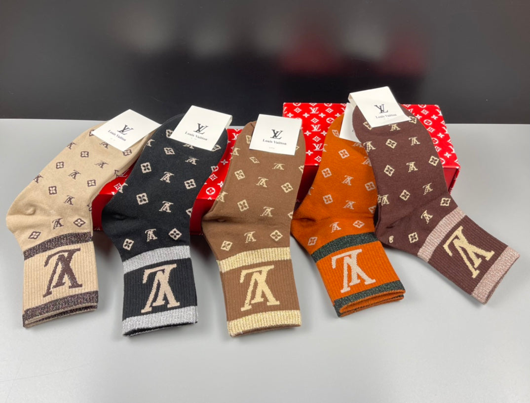 235QE10SDE Stylish socks(5 pairs )
