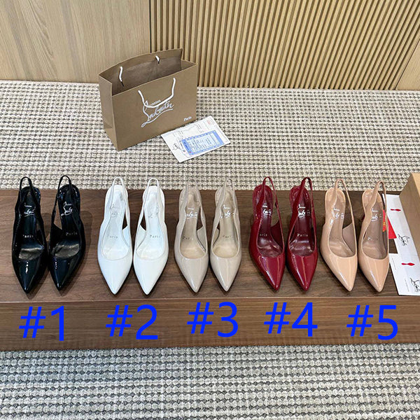 275NA5ZDE Stylish leather High heels