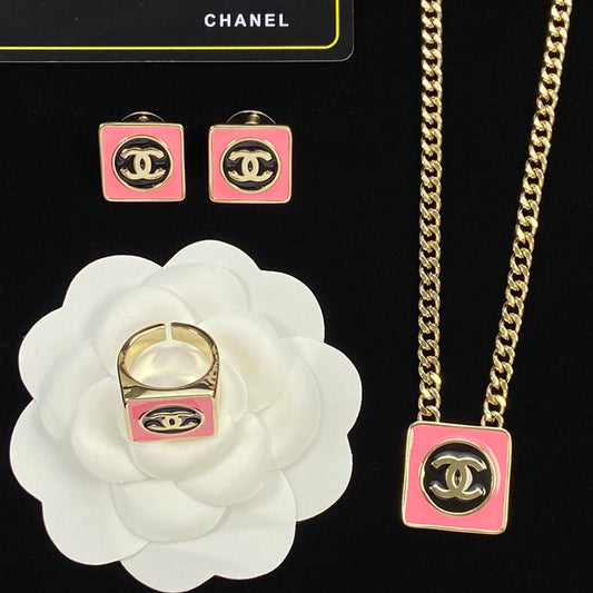1NC184XDE Stylish  necklace Earrings Ring
