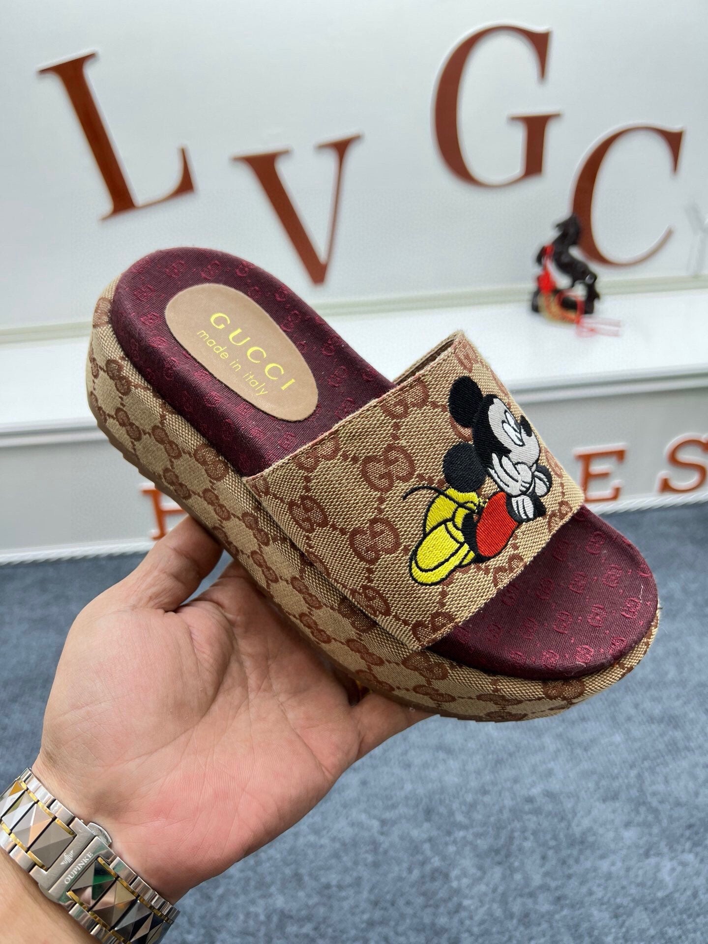 54B122ZDE Stylish slippers  Sole thickness 5.5cm