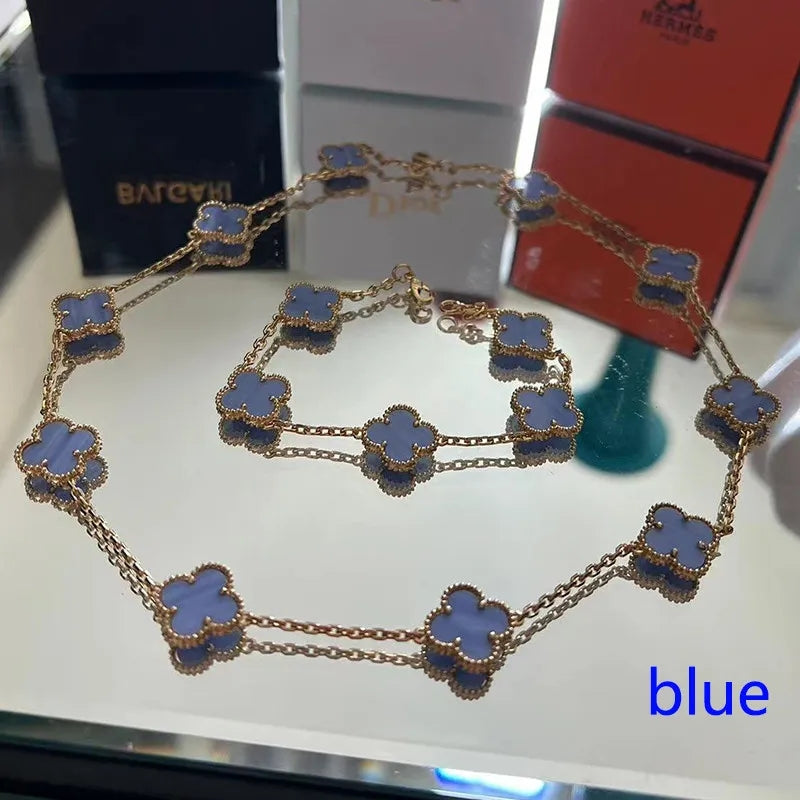 5XVA181XDE Stylish 10 flowers necklaces