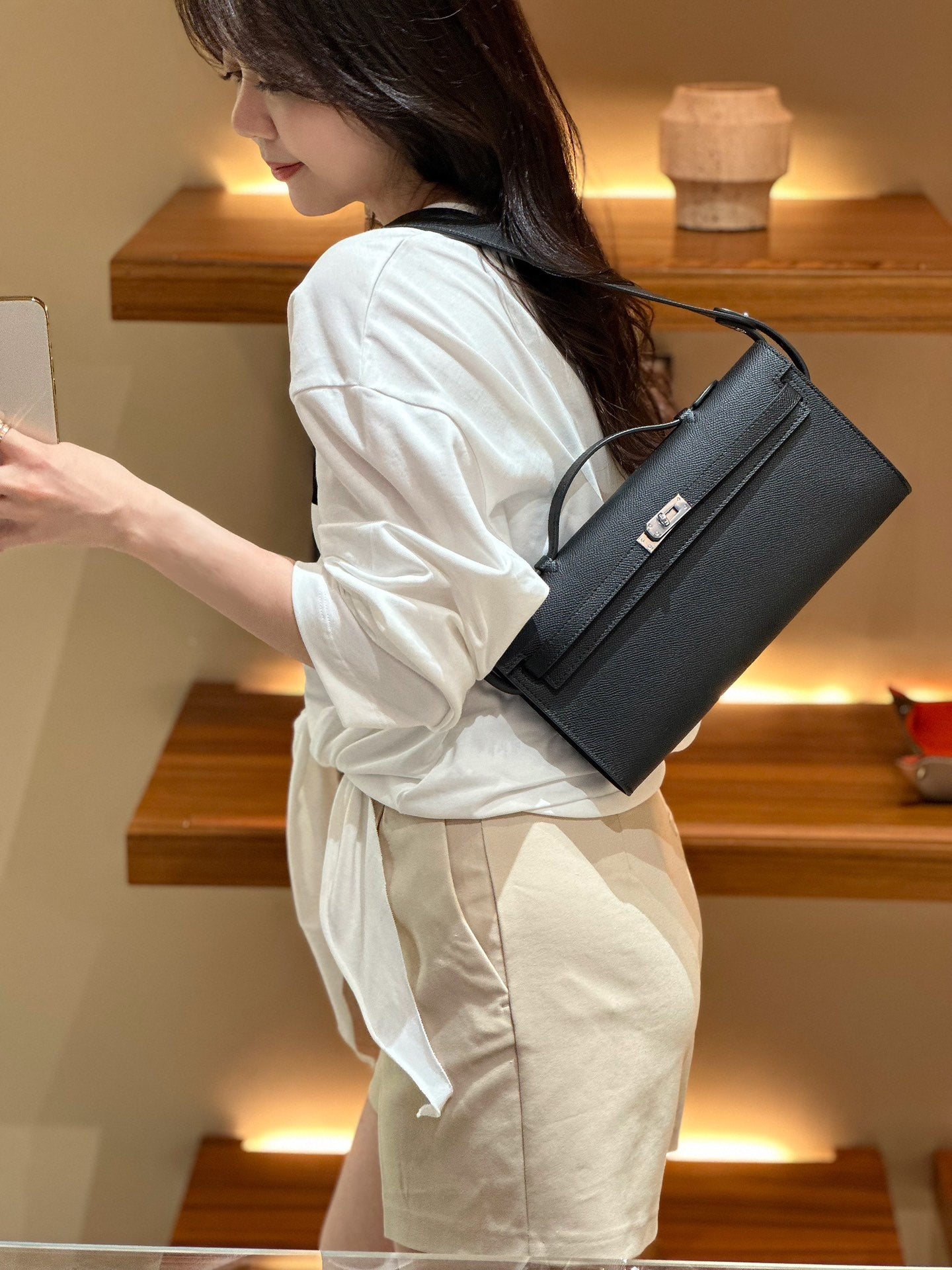 1XH68BDE Stylish leather bag