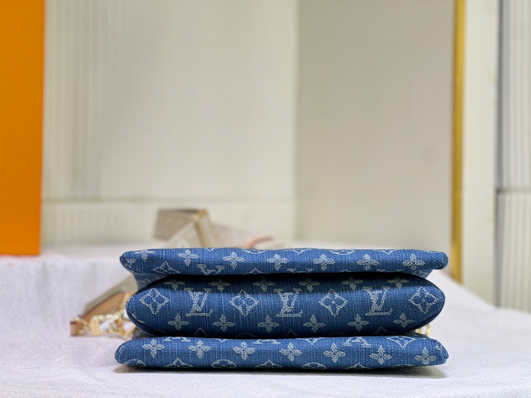 155E15BDE Stylish high quality denim bag