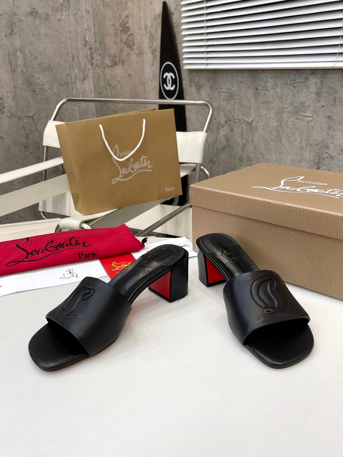 JXA27ZDE Stylish leather High heels Heel height 5.5cm