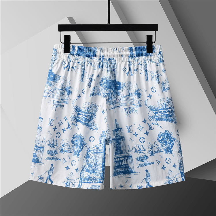 135WE107UDE Stylish shirt and shorts set