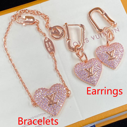 14E286KDE Stylish Earrings Bracelets