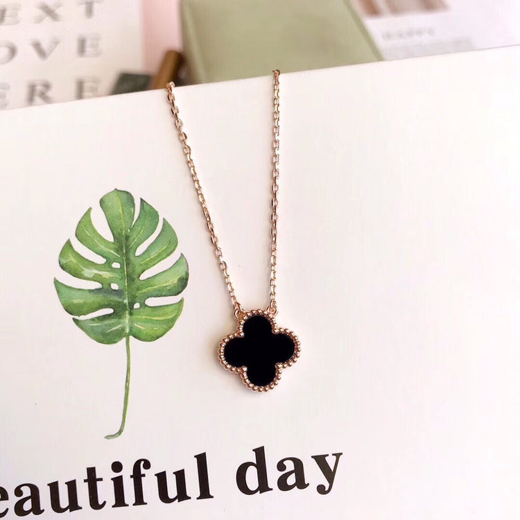 5XVA184XDE Stylish  1 flower necklace
