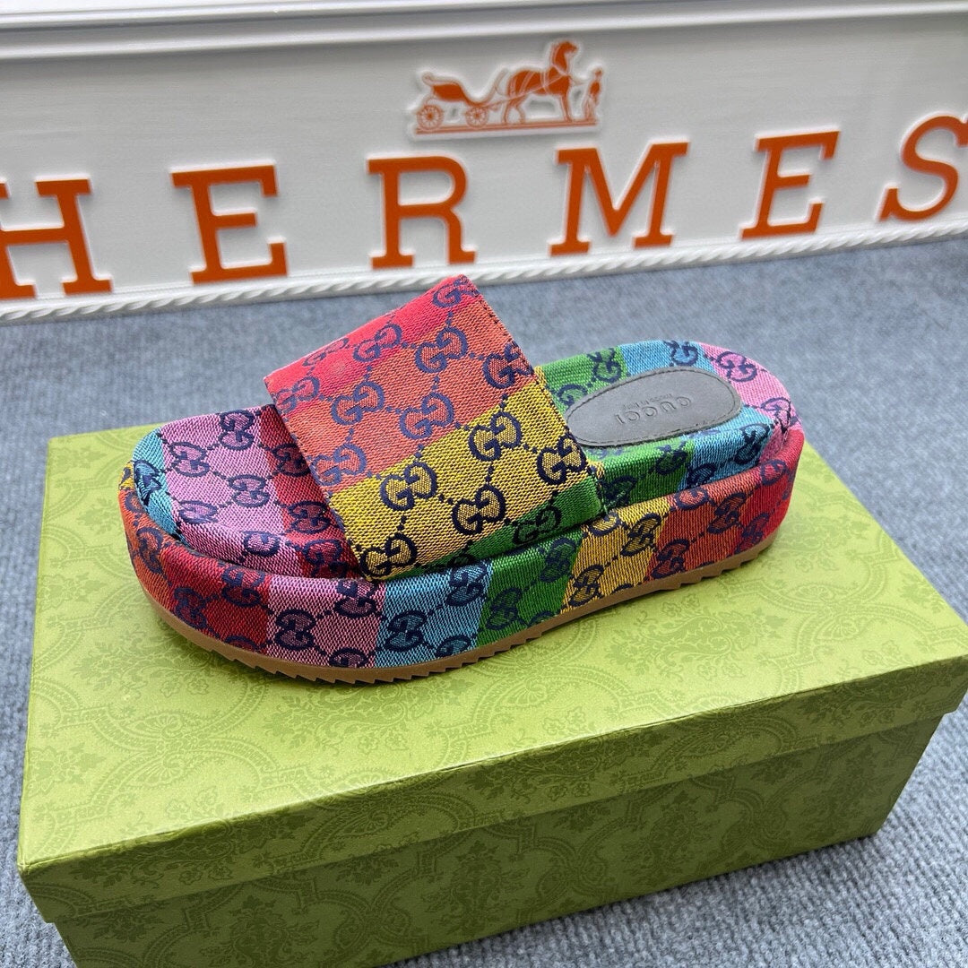 54B122ZDE Stylish slippers  Sole thickness 5.5cm