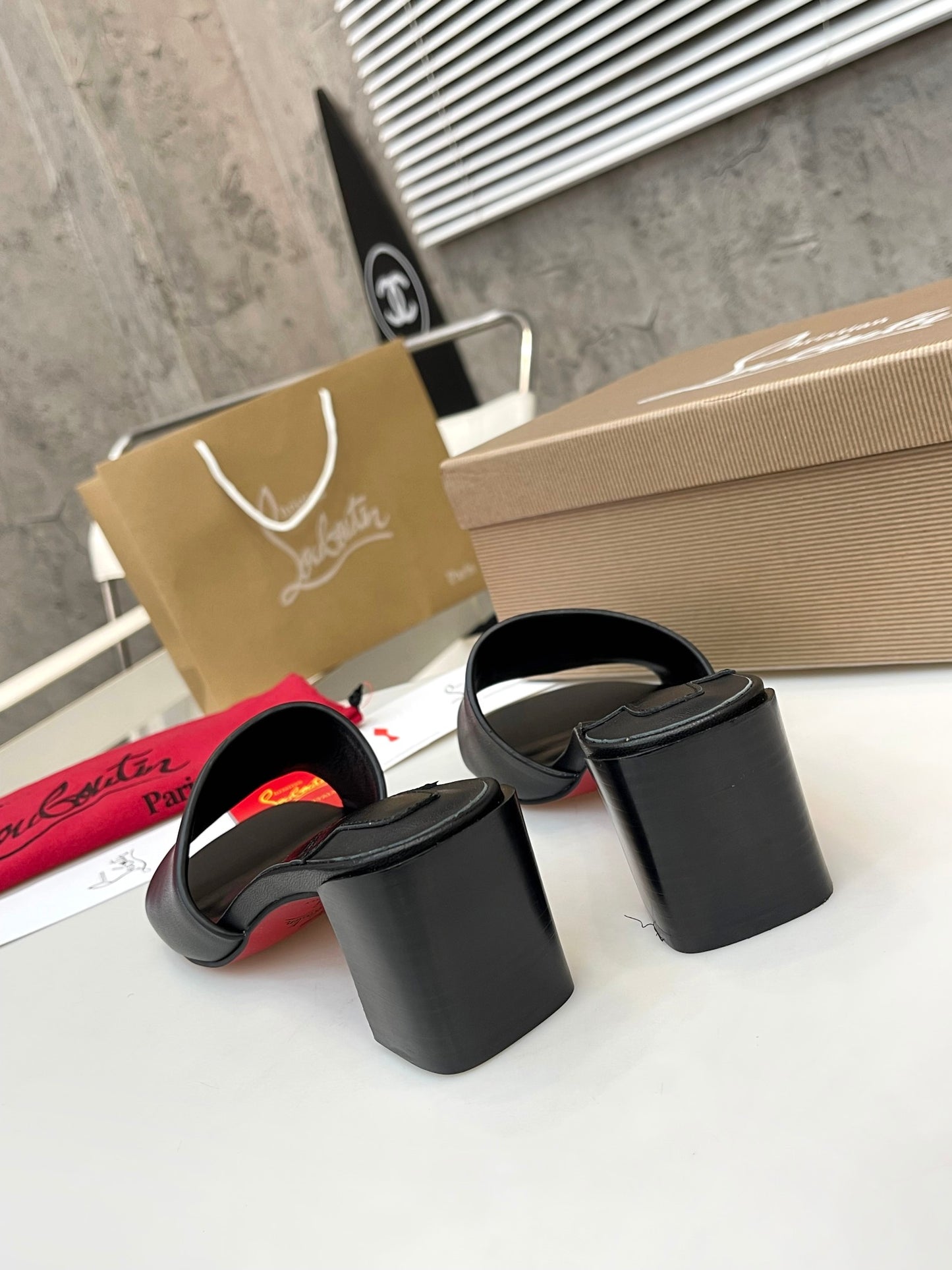 JXA27ZDE Stylish leather High heels Heel height 5.5cm